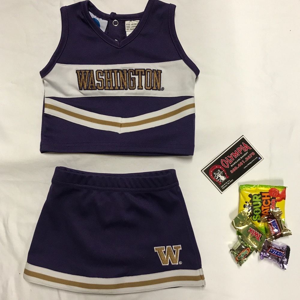 Little girls cheer outfit